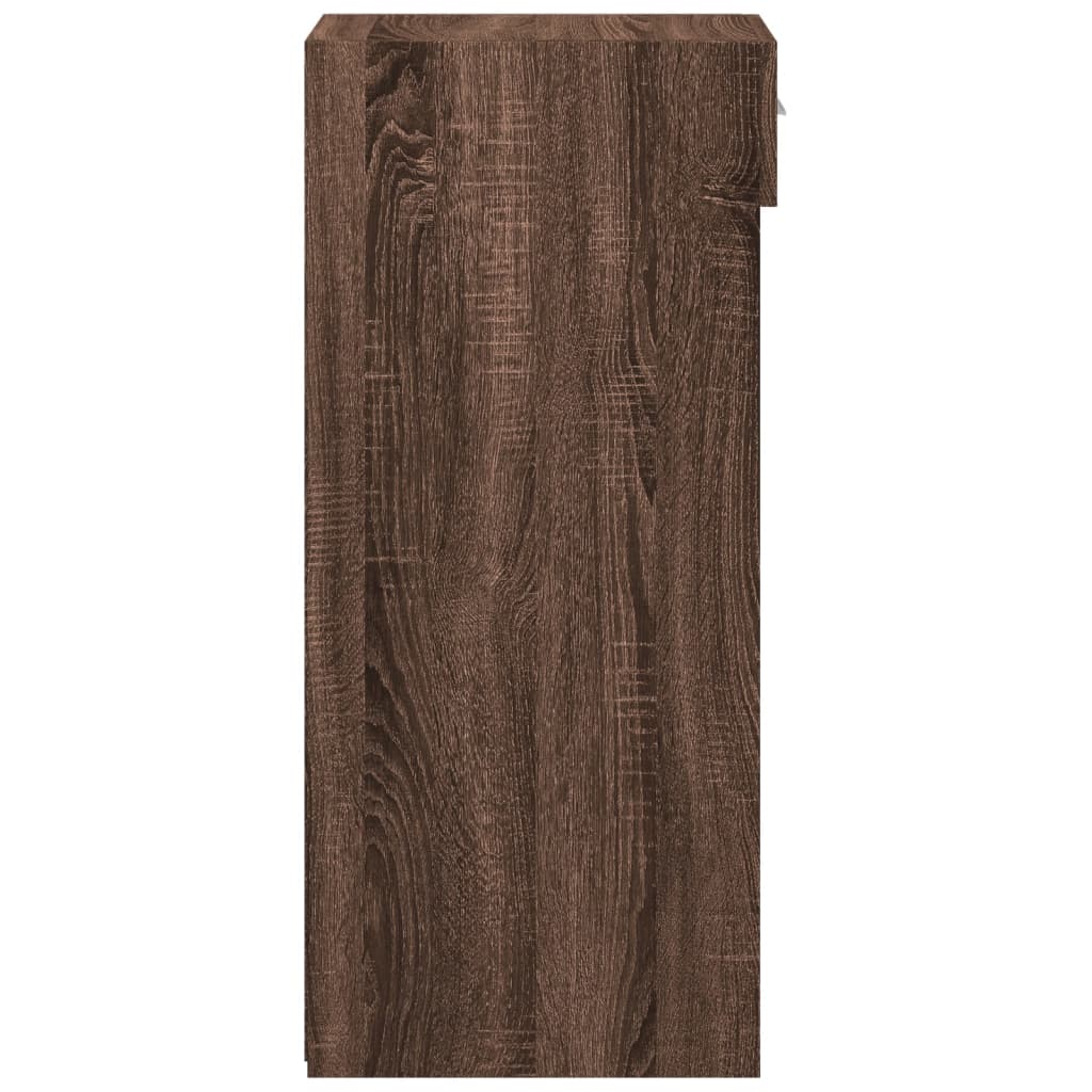 vidaXL Szafka, brązowy dąb, 45x42,5x93 cm, materiał drewnopochodny