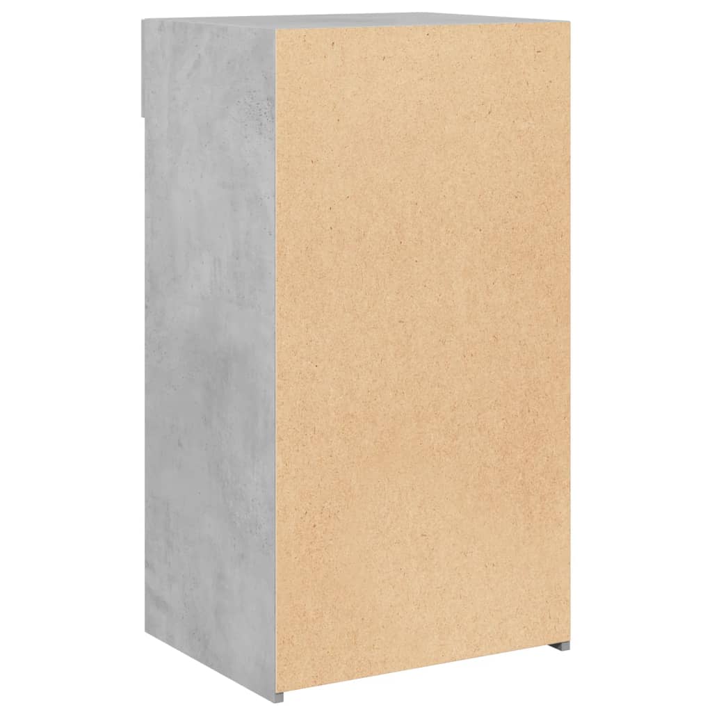 vidaXL Szafka, szarość betonu, 50x42,5x93 cm, materiał drewnopochodny