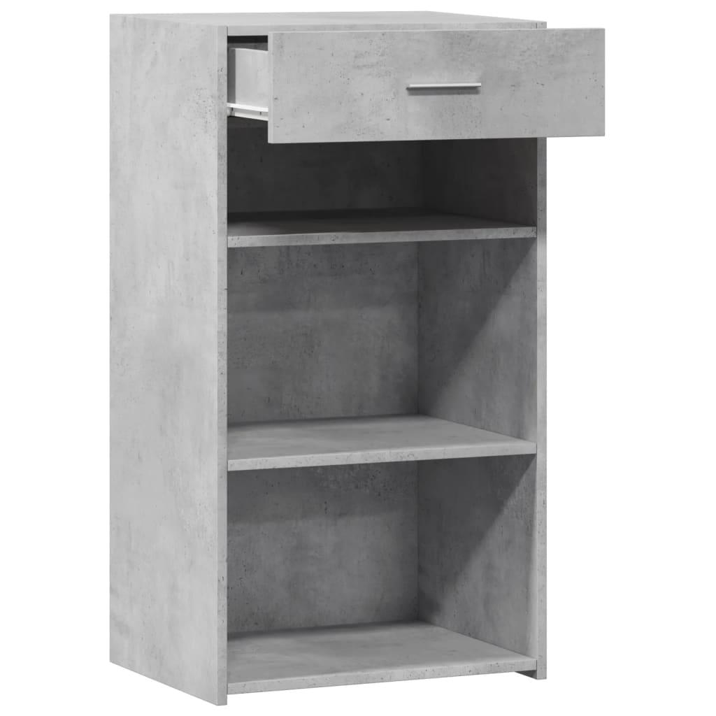 vidaXL Szafka, szarość betonu, 50x42,5x93 cm, materiał drewnopochodny