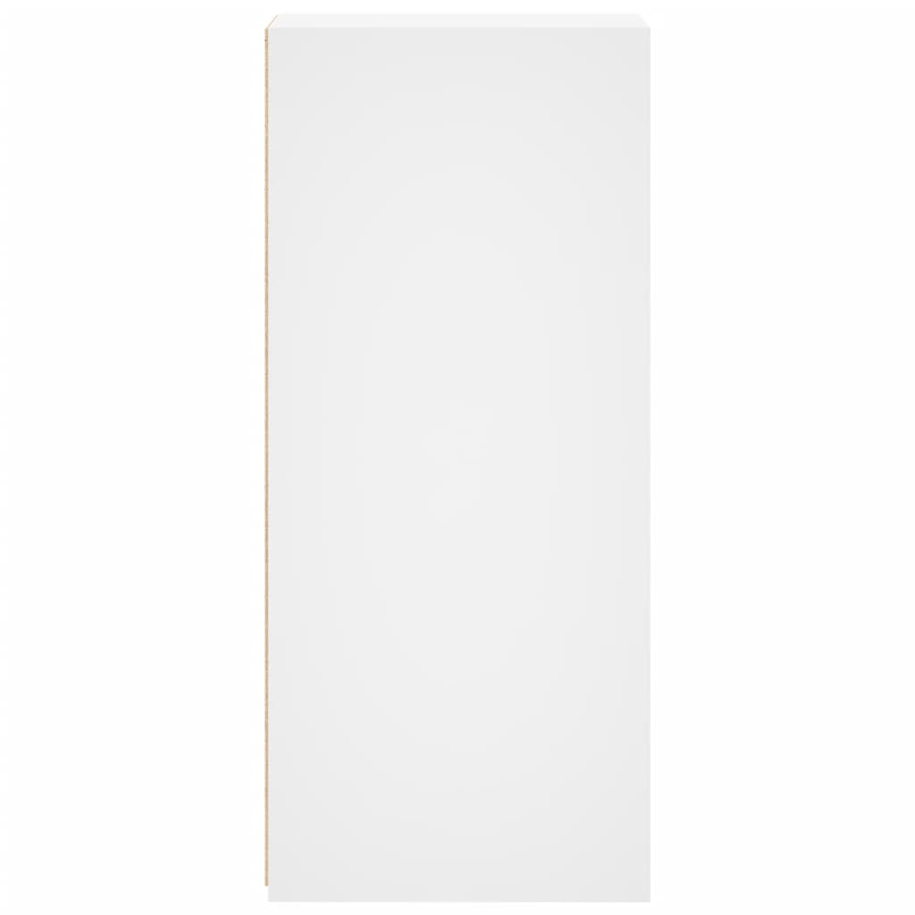vidaXL Szafka, biała, 30x41x93 cm, materiał drewnopochodny