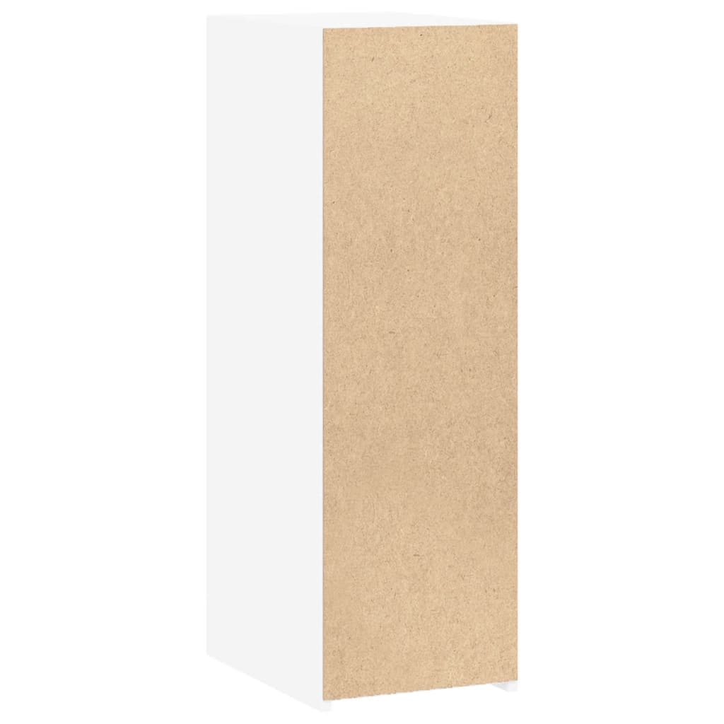 vidaXL Szafka, biała, 30x41x93 cm, materiał drewnopochodny
