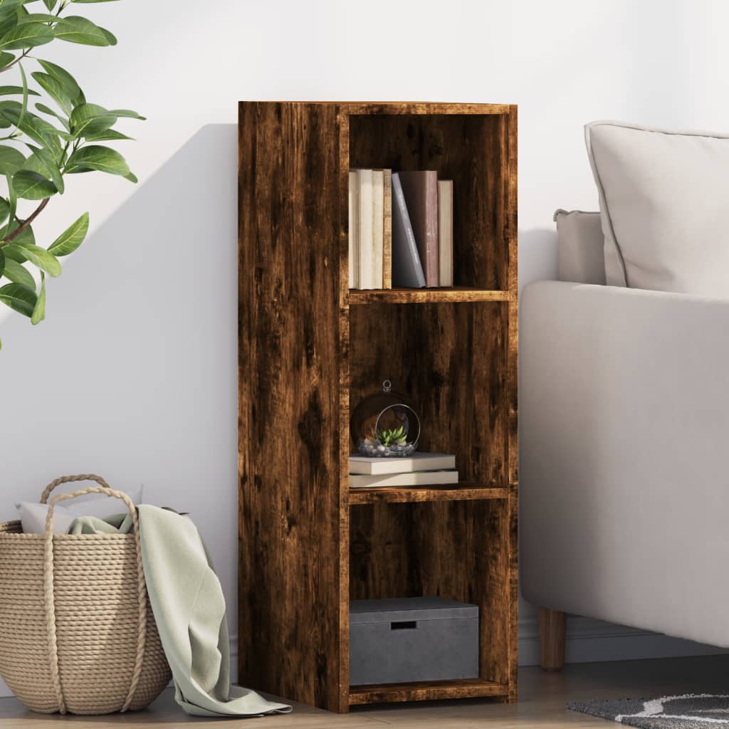 vidaXL Szafka, przydymiony dąb, 30x41x93 cm, materiał drewnopochodny