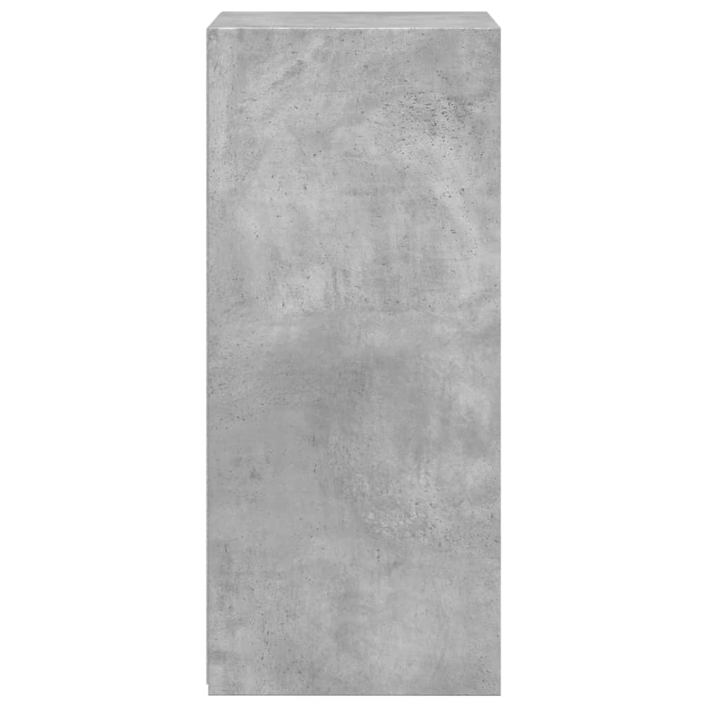 vidaXL Szafka, szarość betonu, 45x41x93 cm, materiał drewnopochodny