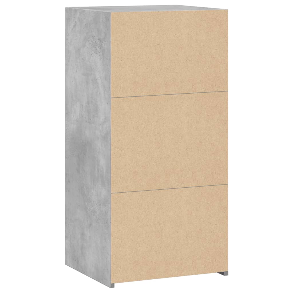 vidaXL Szafka, szarość betonu, 45x41x93 cm, materiał drewnopochodny
