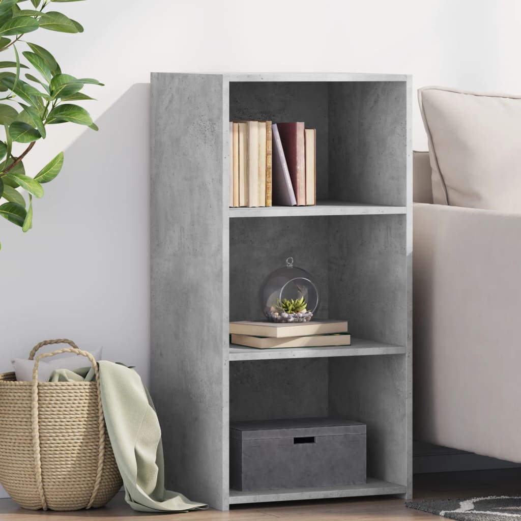 vidaXL Szafka, szarość betonu, 45x41x93 cm, materiał drewnopochodny