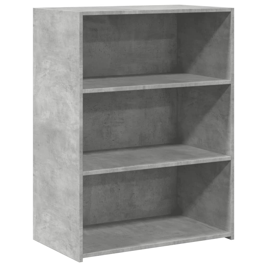 vidaXL Szafka, szarość betonu, 70x41x93 cm, materiał drewnopochodny