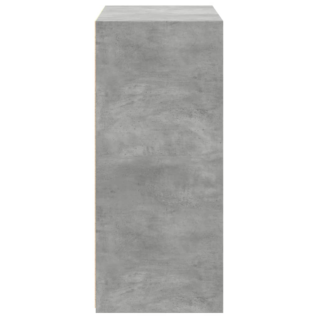 vidaXL Szafka, szarość betonu, 70x41x93 cm, materiał drewnopochodny