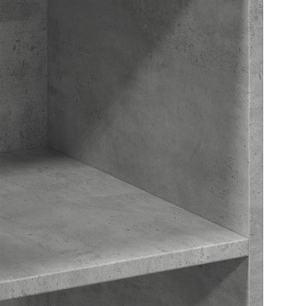 vidaXL Szafka, szarość betonu, 70x41x93 cm, materiał drewnopochodny