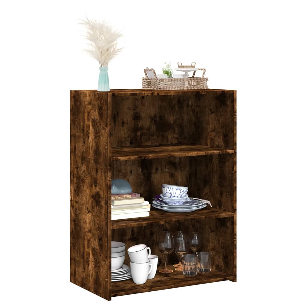 vidaXL Szafka, przydymiony dąb, 70x41x93 cm, materiał drewnopochodny