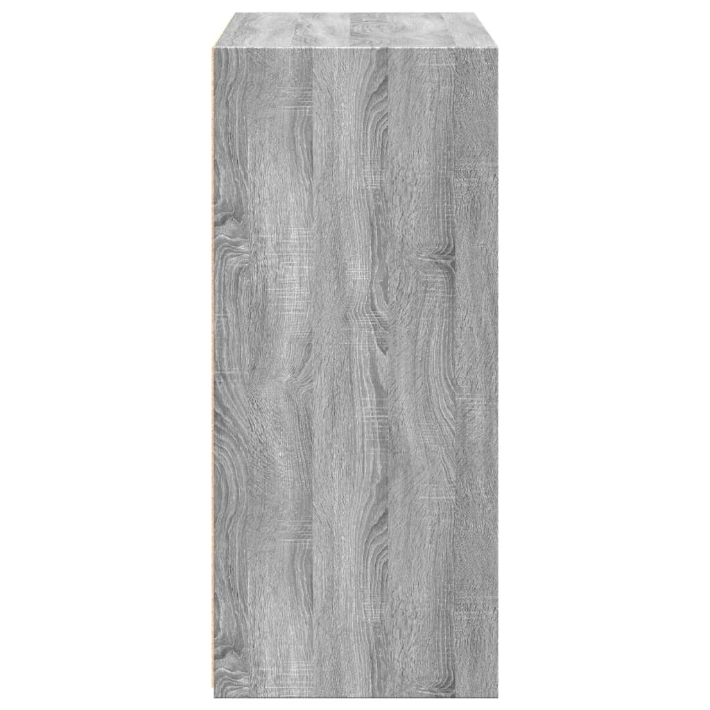 vidaXL Szafka, szary dąb sonoma, 70x41x93 cm, materiał drewnopochodny