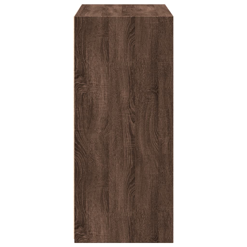 vidaXL Szafka, brązowy dąb, 70x41x93 cm, materiał drewnopochodny