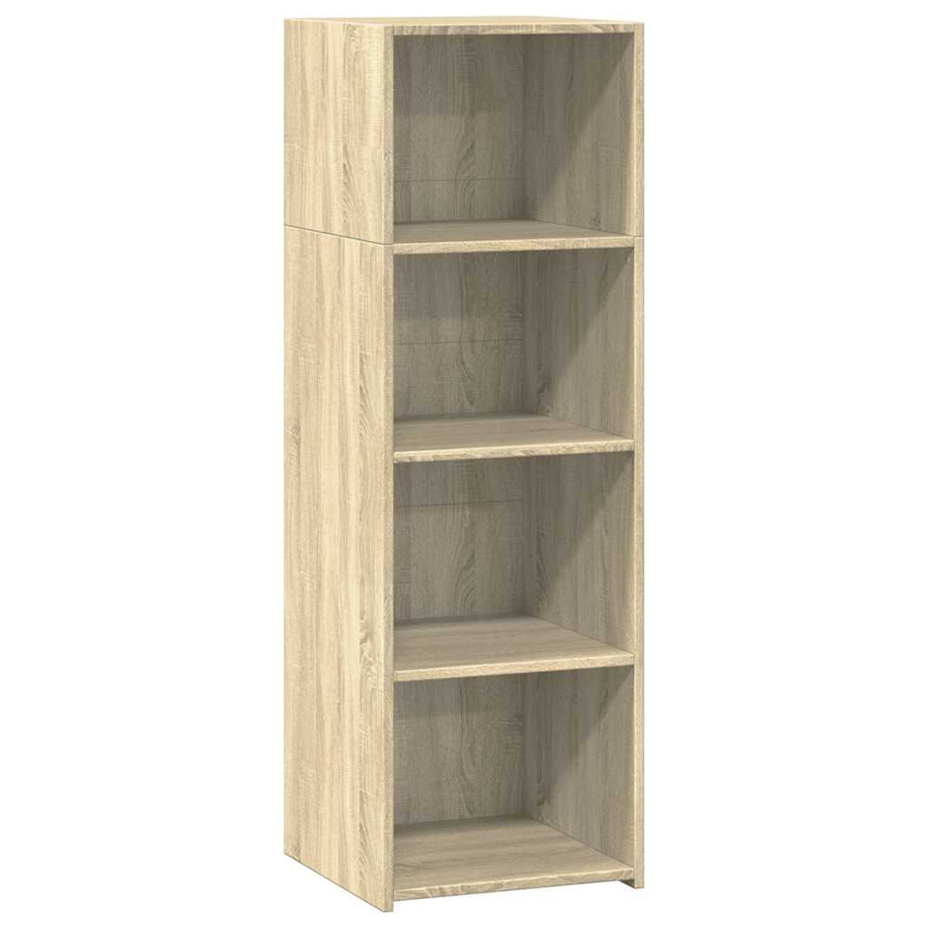 vidaXL Wysoka szafka, dąb sonoma, 40x41x124 cm materiał drewnopochodny