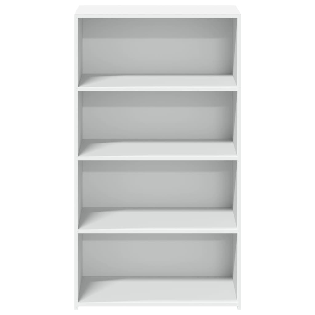 vidaXL Wysoka szafka, biała, 70x41x124 cm, materiał drewnopochodny