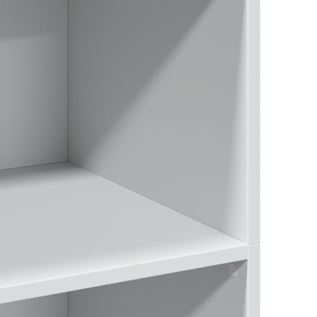 vidaXL Wysoka szafka, biała, 70x41x124 cm, materiał drewnopochodny