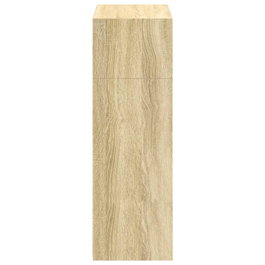 vidaXL Wysoka szafka, dąb sonoma, 70x41x124cm, materiał drewnopochodny