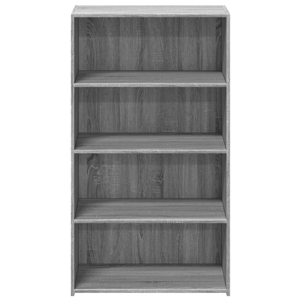vidaXL Wysoka szafka, szary dąb sonoma, 70x41x124 cm