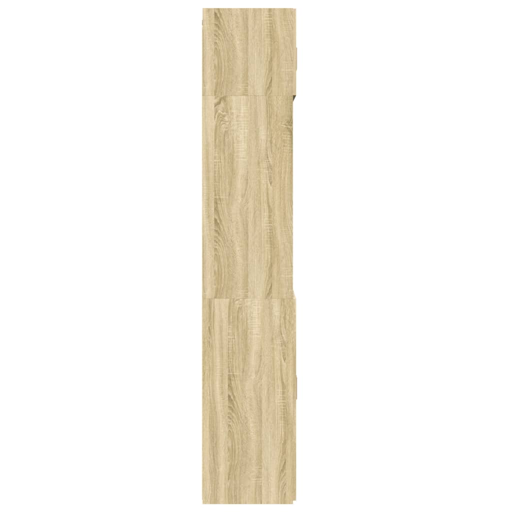 vidaXL Szafka, dąb sonoma, 70x42,5x225 cm, materiał drewnopochodny
