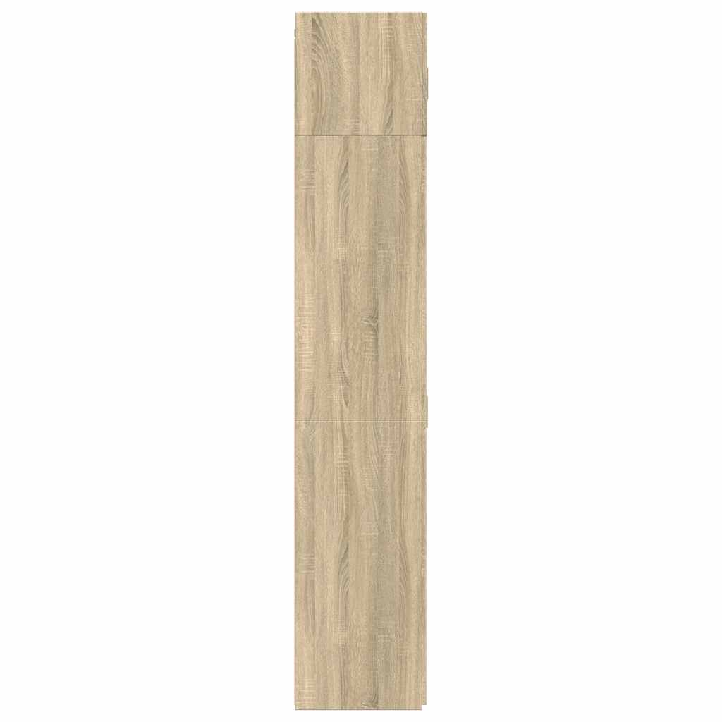 vidaXL Szafka, dąb sonoma, 70x42,5x225 cm, materiał drewnopochodny
