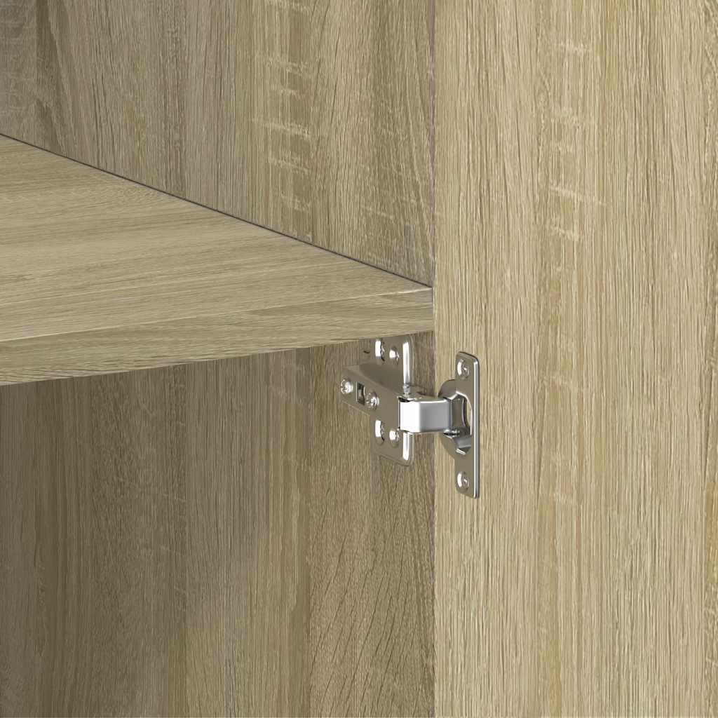 vidaXL Szafka, dąb sonoma, 70x42,5x225 cm, materiał drewnopochodny