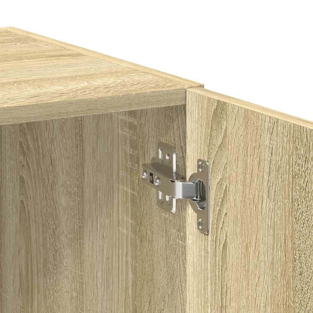 vidaXL Szafka, dąb sonoma, 70x42,5x225 cm, materiał drewnopochodny