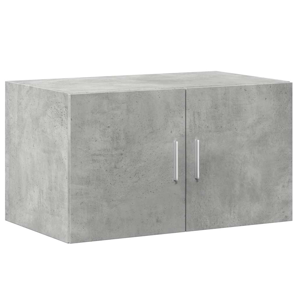 vidaXL Szafka, szarość betonu, 70x42,5x225 cm, materiał drewnopochodny