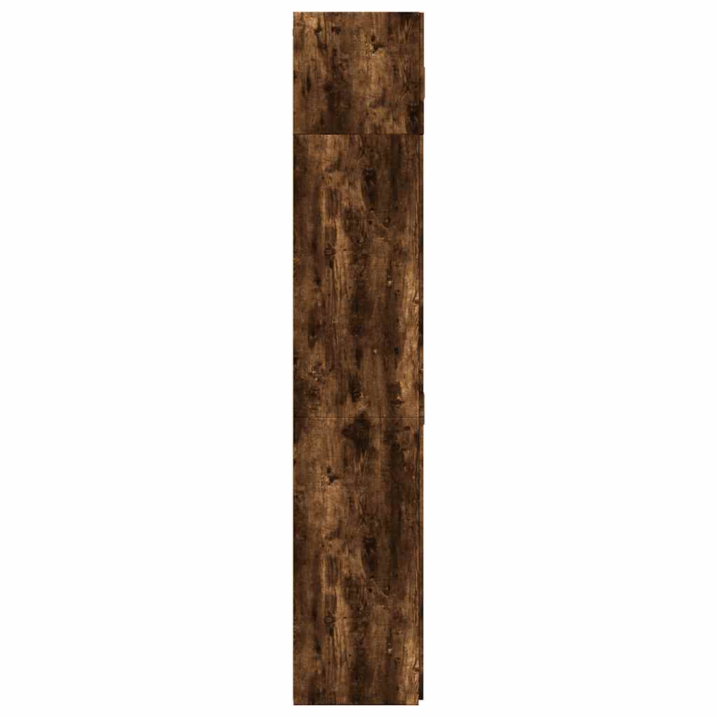 vidaXL Szafka, przydymiony dąb, 70x42,5x225 cm materiał drewnopochodny