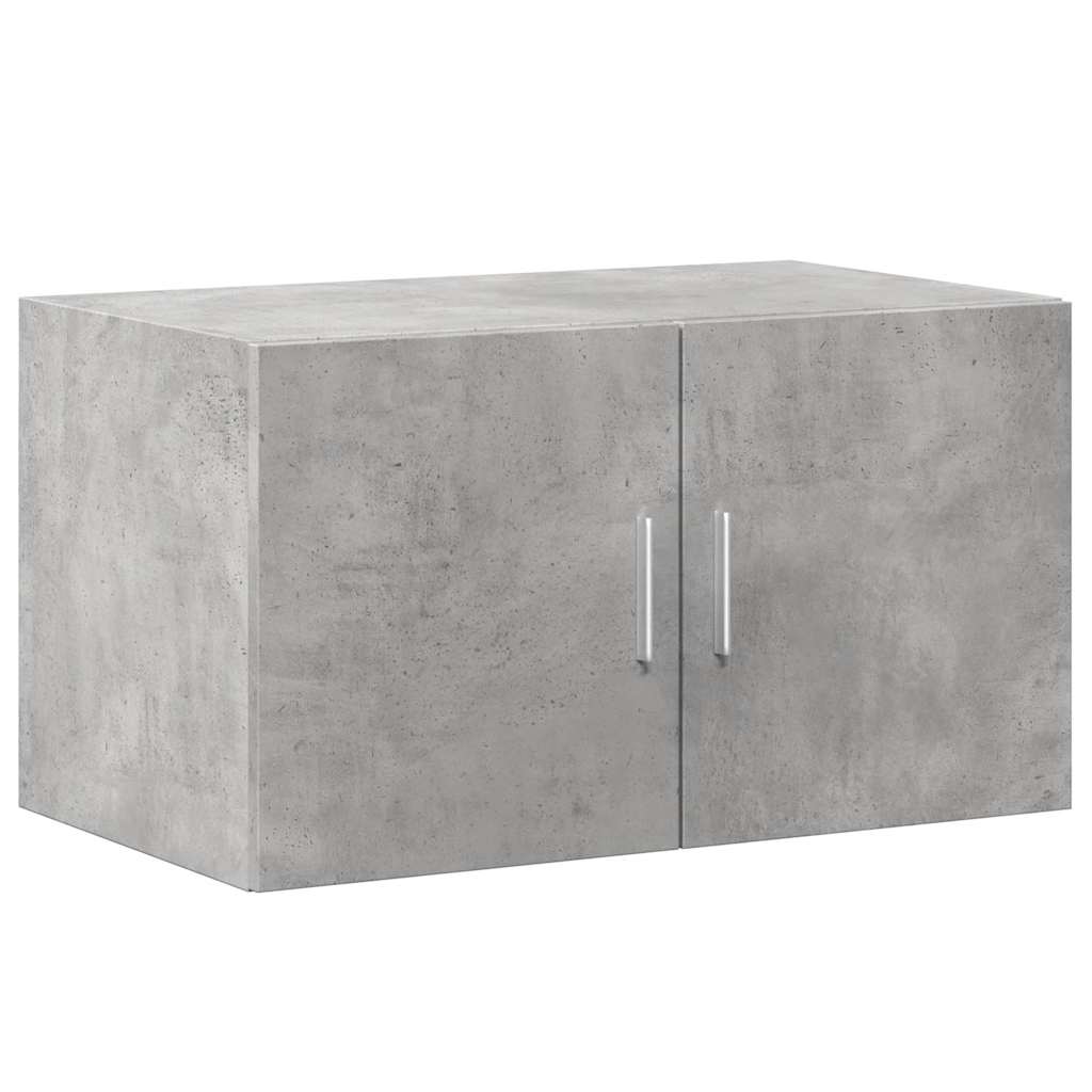 vidaXL Szafka, szarość betonu, 70x42,5x225 cm, materiał drewnopochodny
