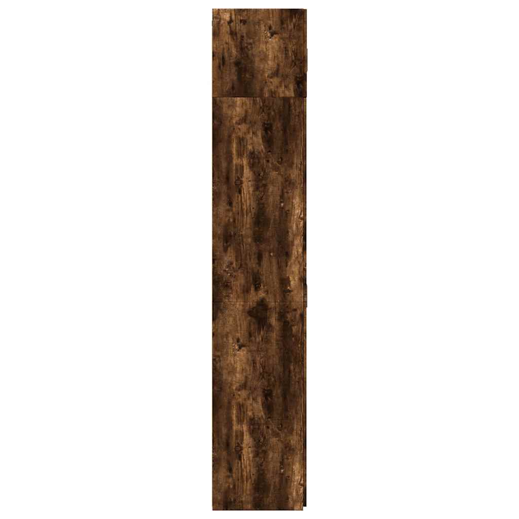 vidaXL Szafka, przydymiony dąb, 70x42,5x225 cm materiał drewnopochodny