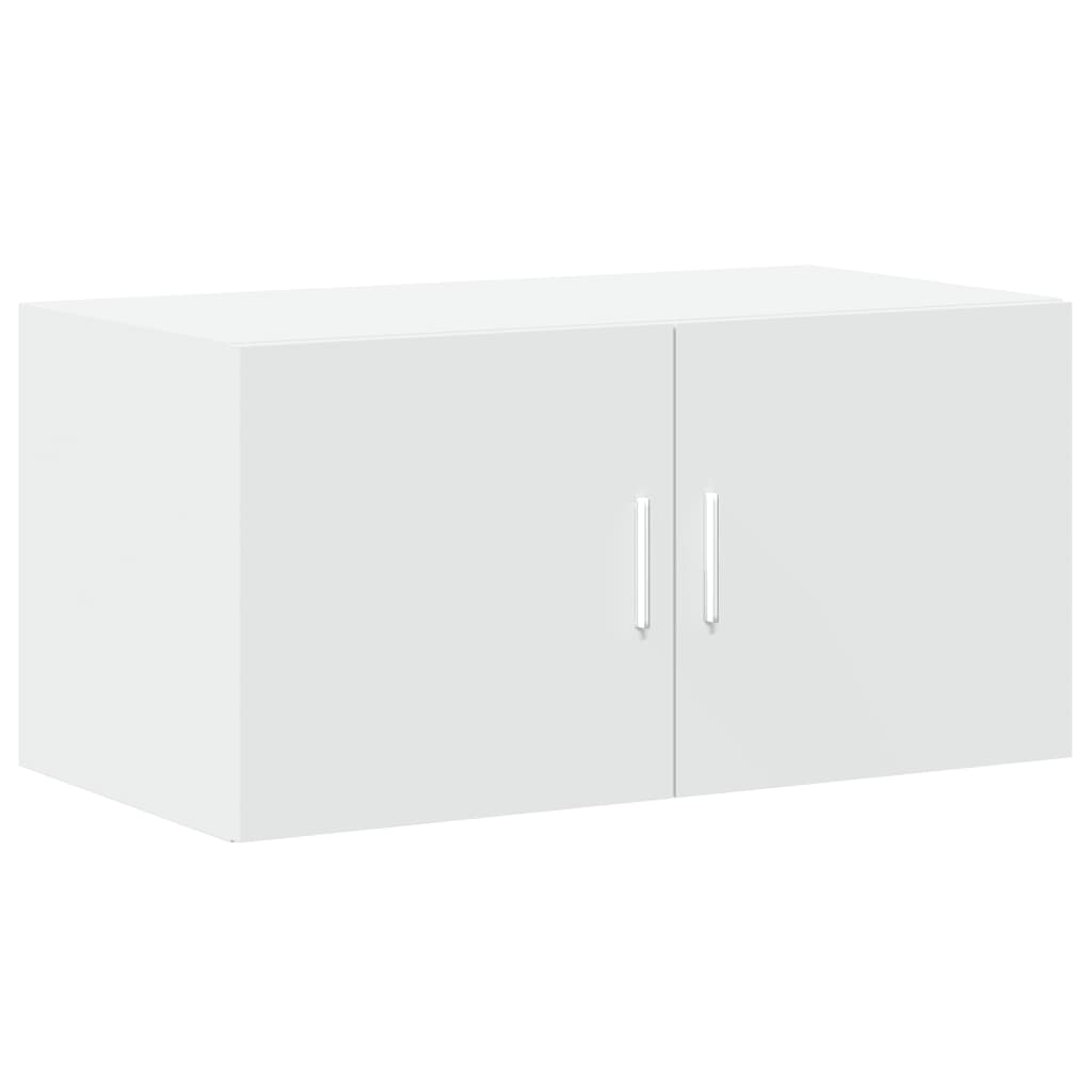 vidaXL Szafka, biała, 80x42,5x225 cm, materiał drewnopochodny