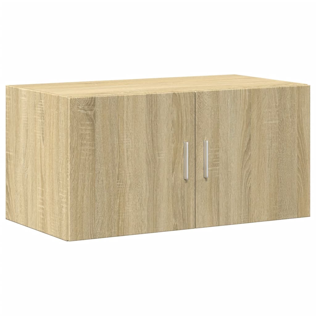 vidaXL Szafka, dąb sonoma, 80x42,5x225 cm, materiał drewnopochodny