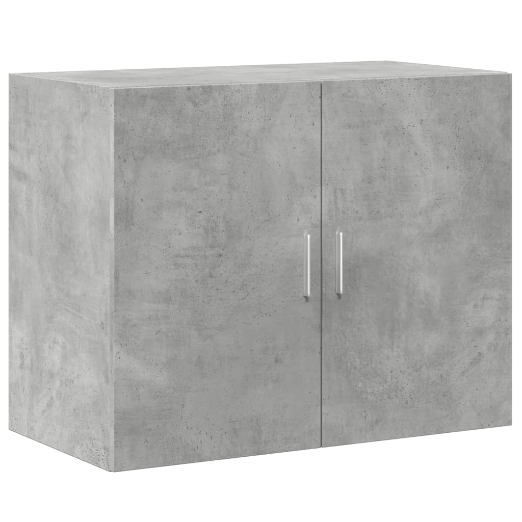 vidaXL Wysoka szafka, szara, 80x42,5x249 cm, materiał drewnopochodny
