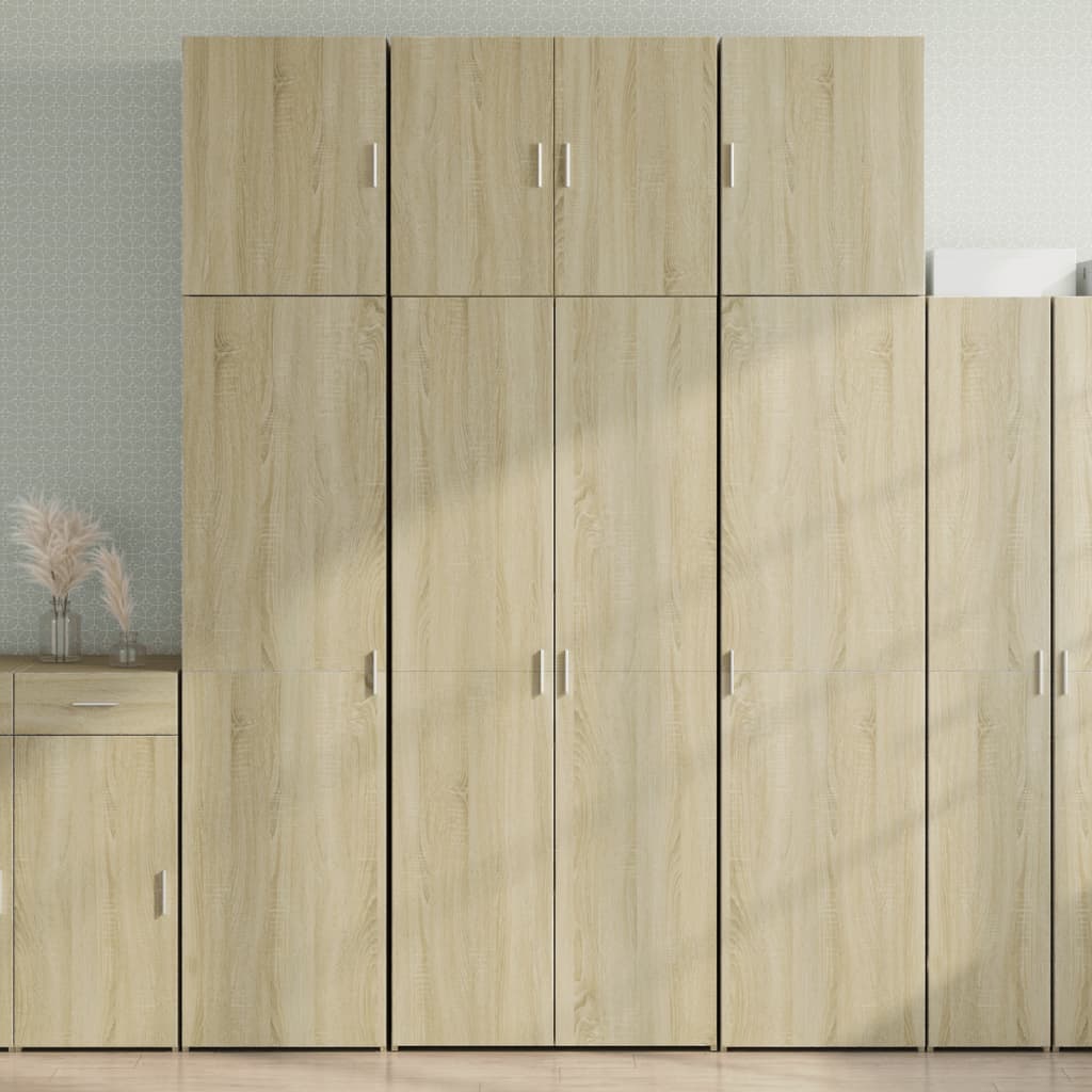 vidaXL Wysoka szafka, dąb sonoma, 80x42,5x249 cm