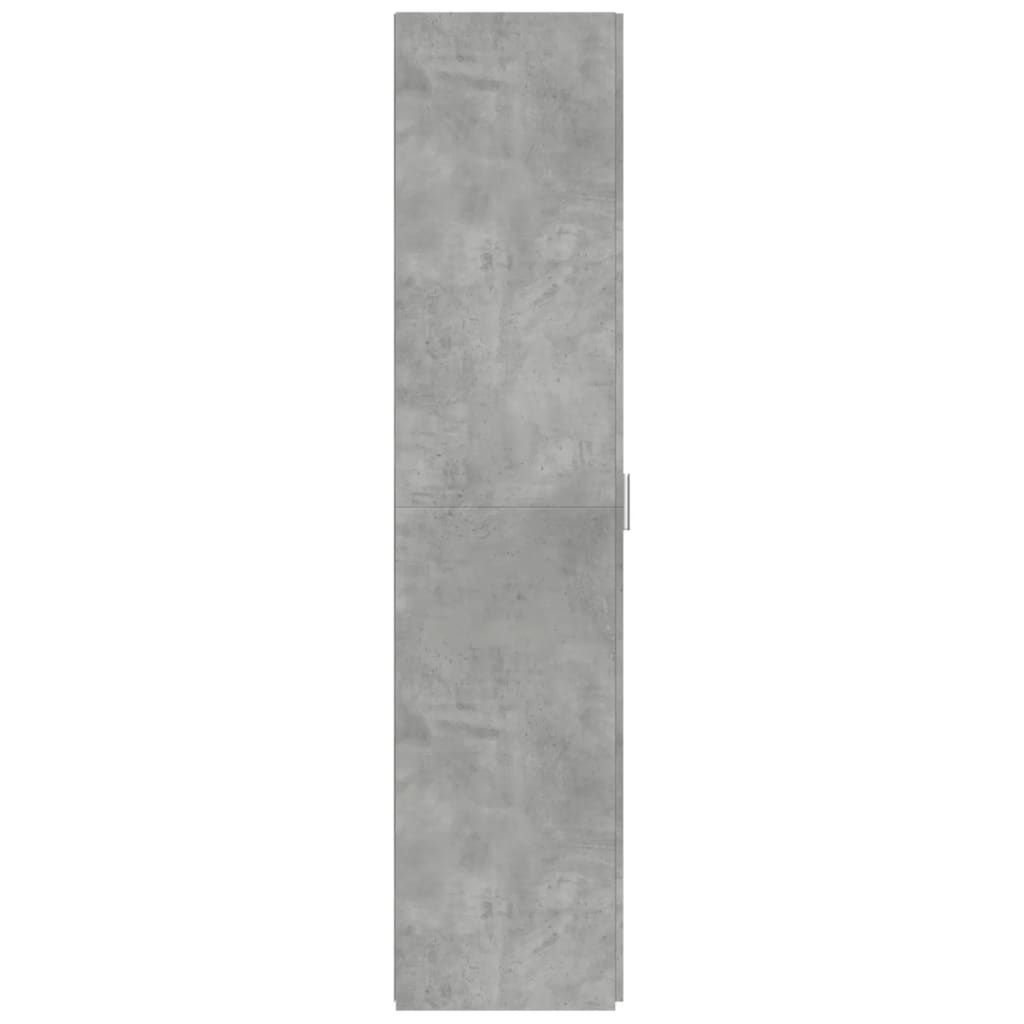 vidaXL Wysoka szafka, szarość betonu, 50x42,5x185 cm