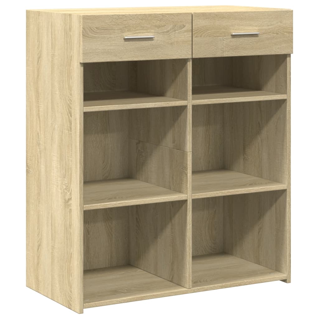 vidaXL Szafka, dąb sonoma, 80x42,5x93 cm, materiał drewnopochodny