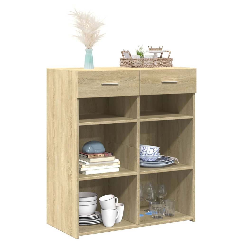 vidaXL Szafka, dąb sonoma, 80x42,5x93 cm, materiał drewnopochodny