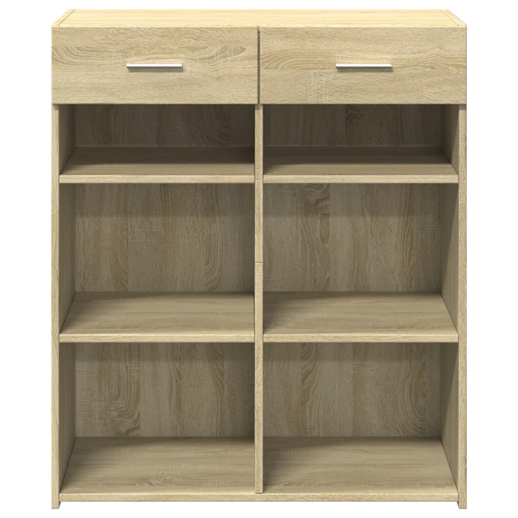 vidaXL Szafka, dąb sonoma, 80x42,5x93 cm, materiał drewnopochodny