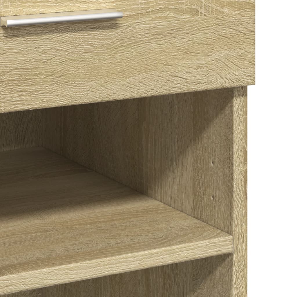 vidaXL Szafka, dąb sonoma, 80x42,5x93 cm, materiał drewnopochodny