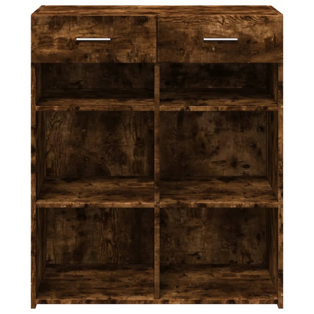 vidaXL Szafka, przydymiony dąb, 80x42,5x93 cm, materiał drewnopochodny