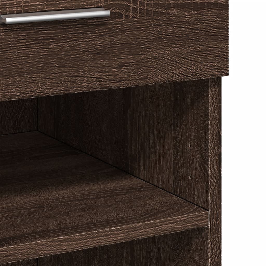 vidaXL Szafka, brązowy dąb, 80x42,5x93 cm, materiał drewnopochodny