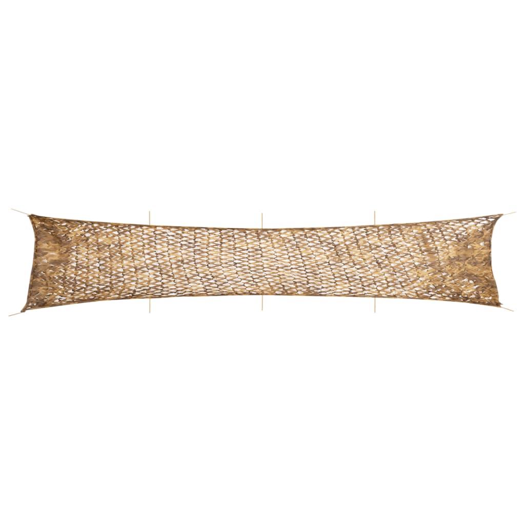 vidaXL Siatka maskująca z torbą do przechowywania 844x142 cm, piaskowa