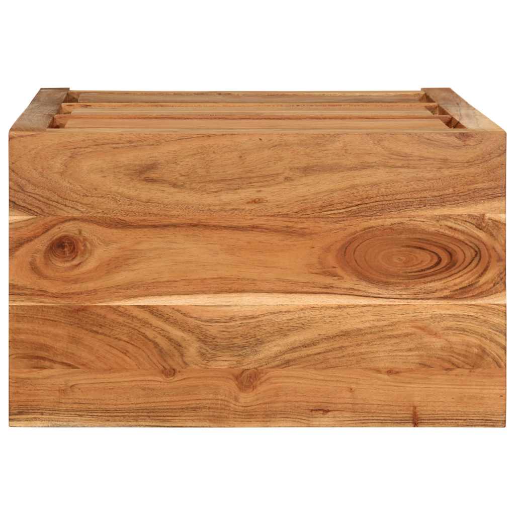vidaXL Komoda, 55x33x75 cm, lite drewno akacjowe