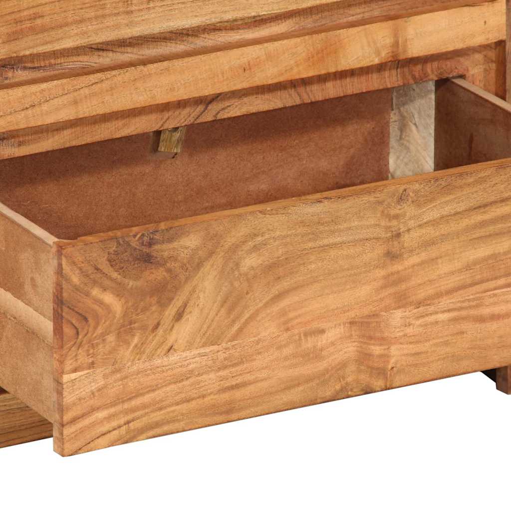 vidaXL Komoda, 55x33x75 cm, lite drewno akacjowe
