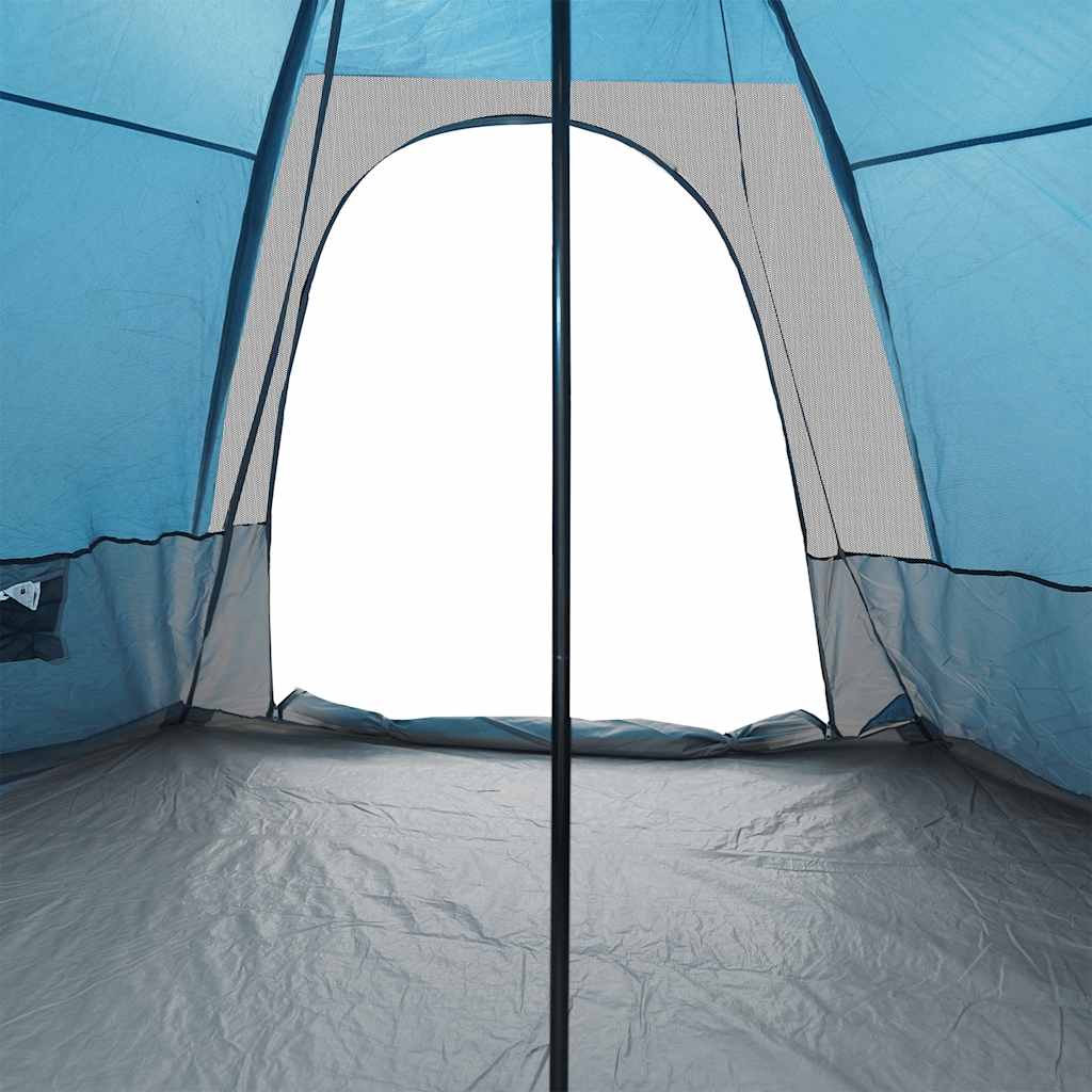 vidaXL Namiot rodzinny tipi, 6-os., niebieski, wodoszczelny