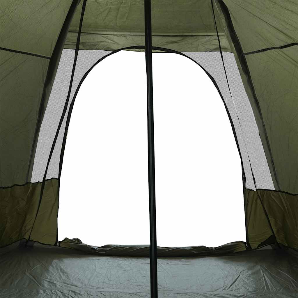 vidaXL Namiot rodzinny tipi, 6-osobowy, brązowy, wodoszczelny