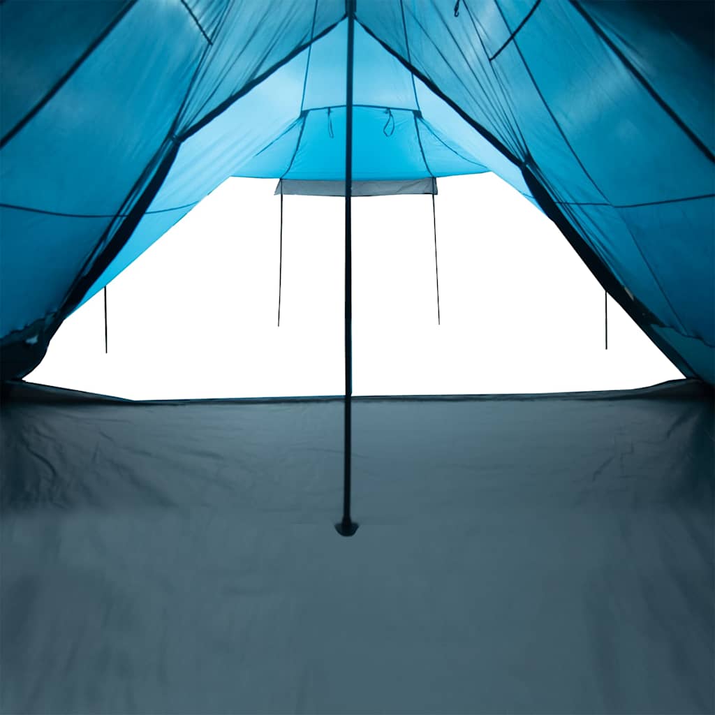 vidaXL Namiot rodzinny tipi, 8-os., niebieski, wodoszczelny