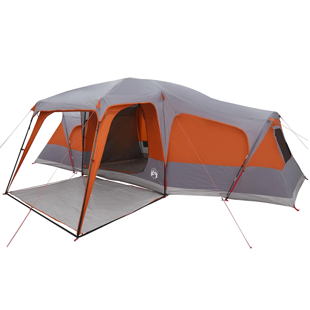 vidaXL Namiot rodzinny z kopułą na werandę, 9 osób