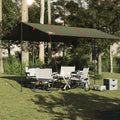 vidaXL Płachta biwakowa, oliwkowa, 451x420 cm, wodoszczelna