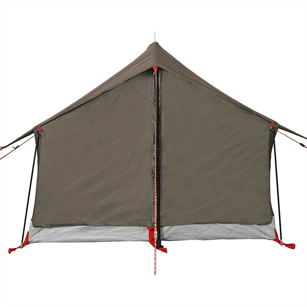 vidaXL Namiot turystyczny, 2-os., brązowy, wodoszczelny