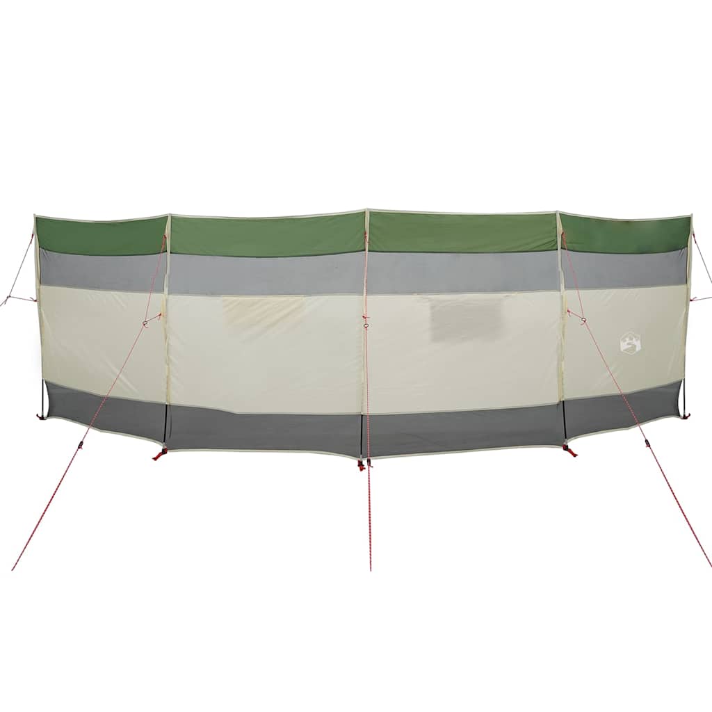 vidaXL Camping Wiatrochron Zielony 510x153 cm Wodoodporny
