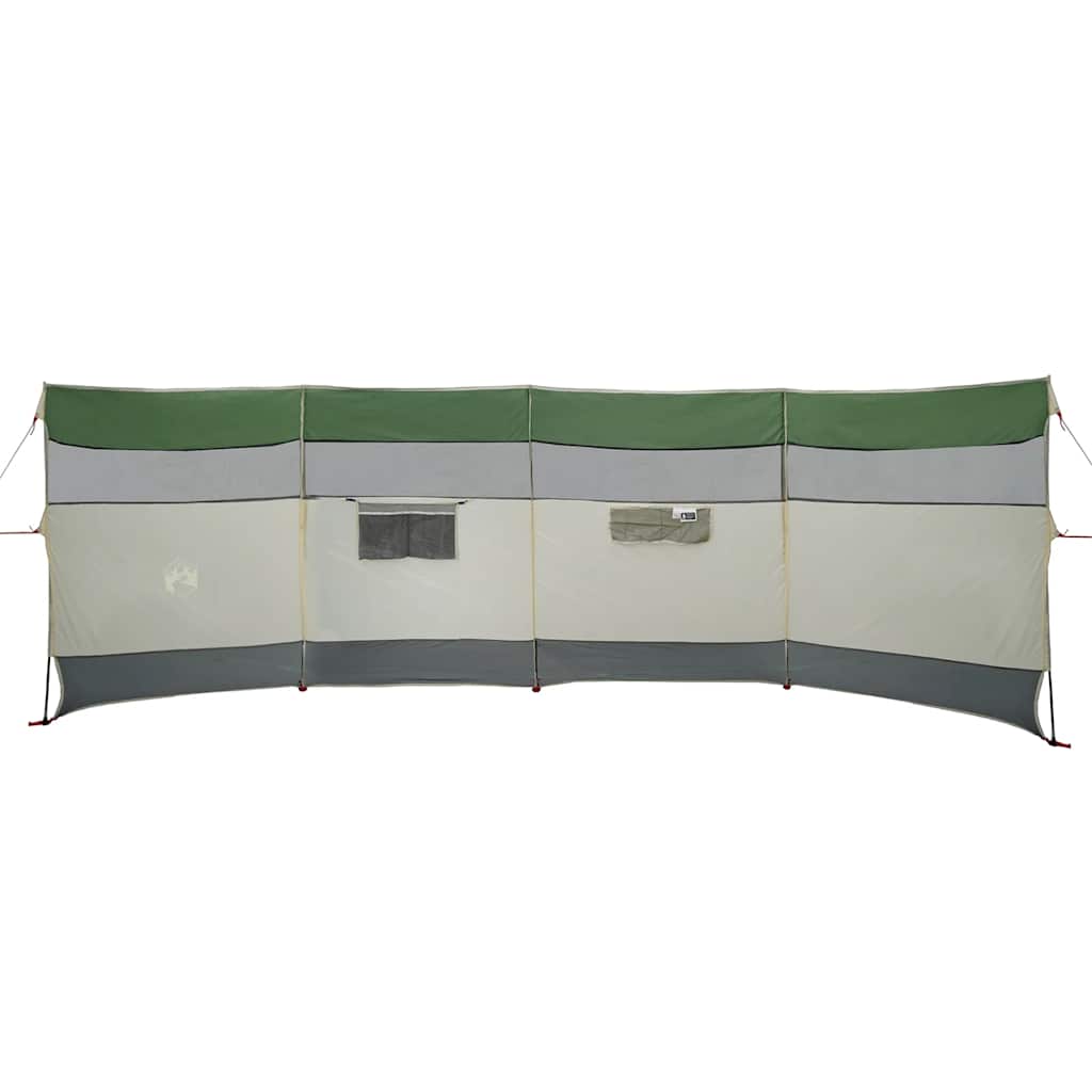 vidaXL Camping Wiatrochron Zielony 510x153 cm Wodoodporny